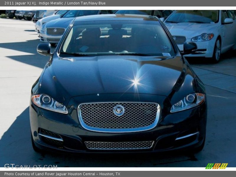 Indigo Metallic / London Tan/Navy Blue 2011 Jaguar XJ XJ
