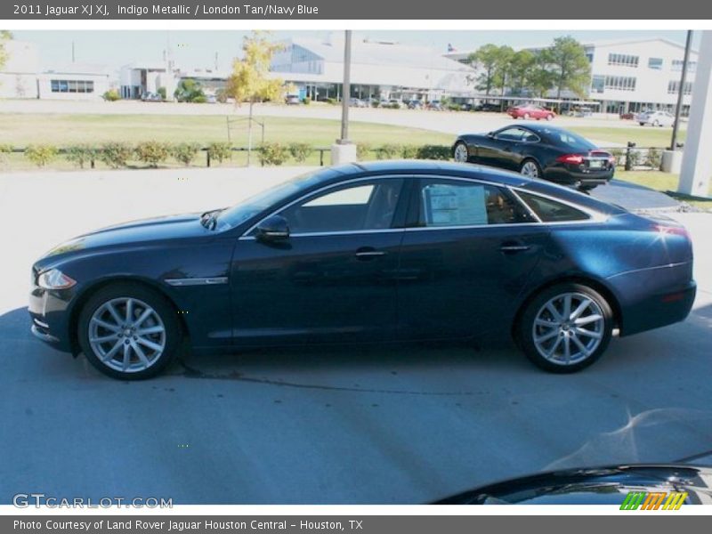 Indigo Metallic / London Tan/Navy Blue 2011 Jaguar XJ XJ