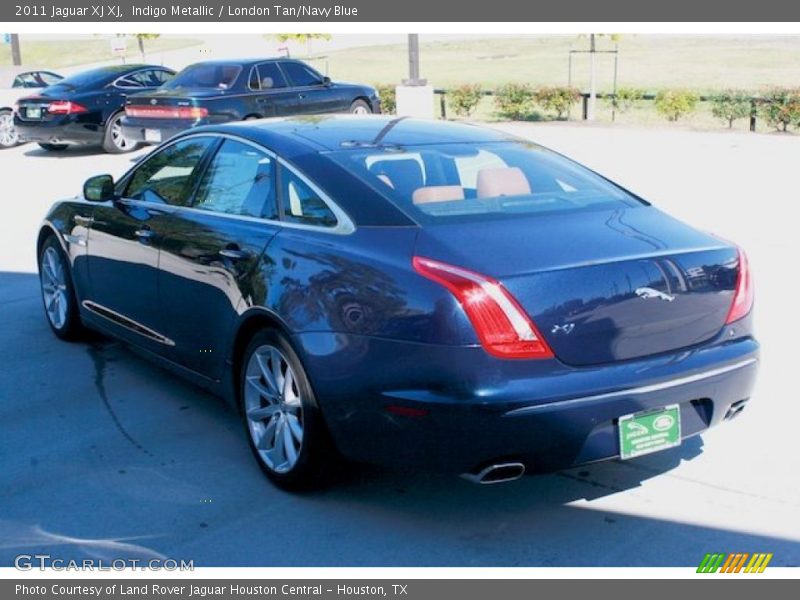 Indigo Metallic / London Tan/Navy Blue 2011 Jaguar XJ XJ