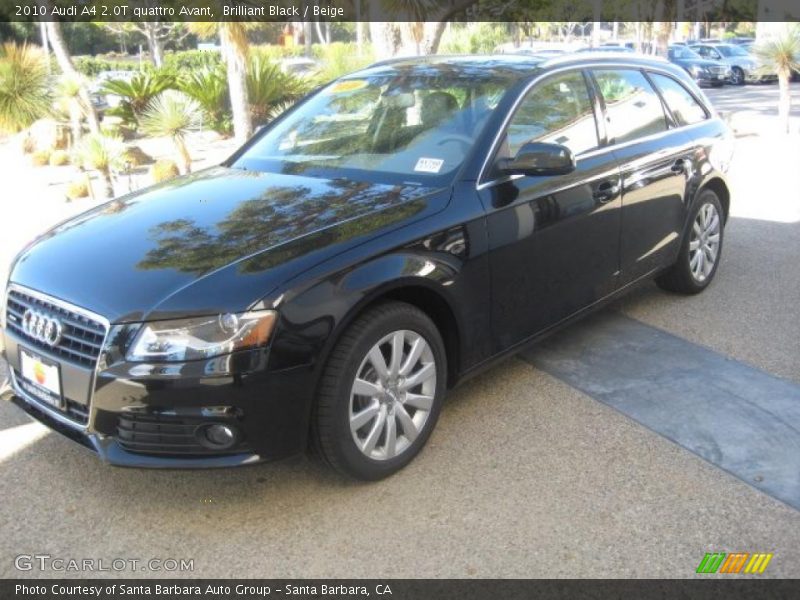 Brilliant Black / Beige 2010 Audi A4 2.0T quattro Avant