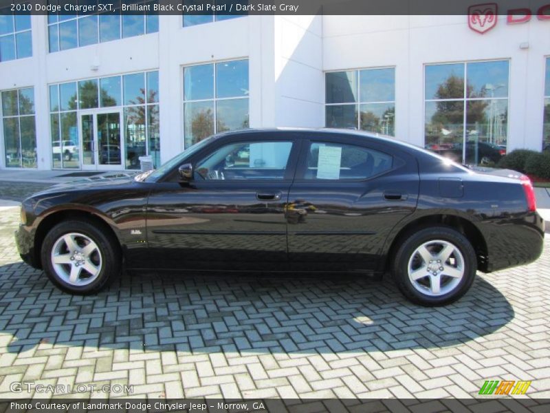 Brilliant Black Crystal Pearl / Dark Slate Gray 2010 Dodge Charger SXT