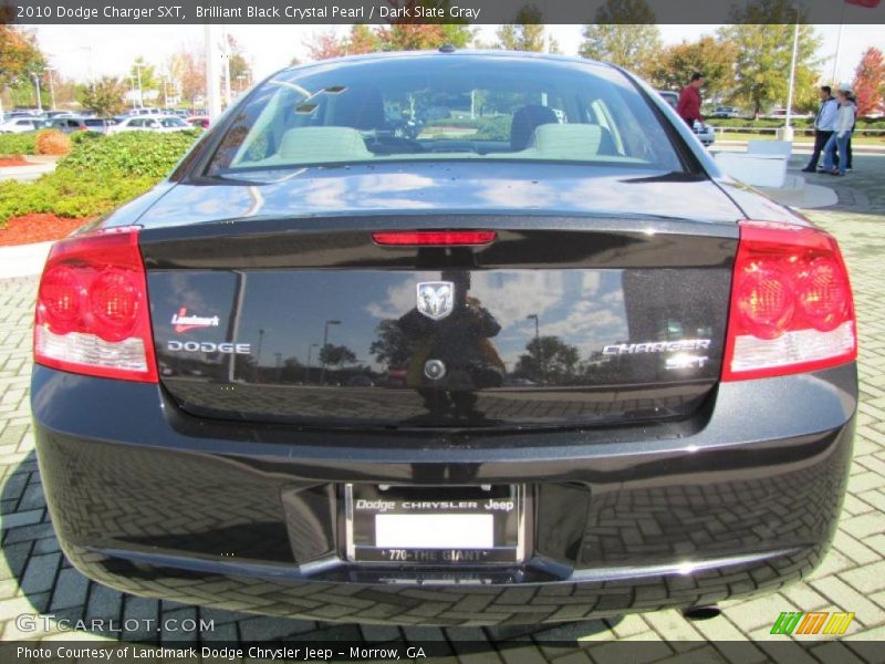 Brilliant Black Crystal Pearl / Dark Slate Gray 2010 Dodge Charger SXT