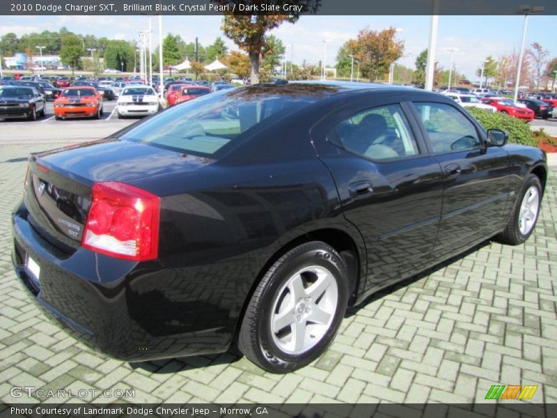 Brilliant Black Crystal Pearl / Dark Slate Gray 2010 Dodge Charger SXT