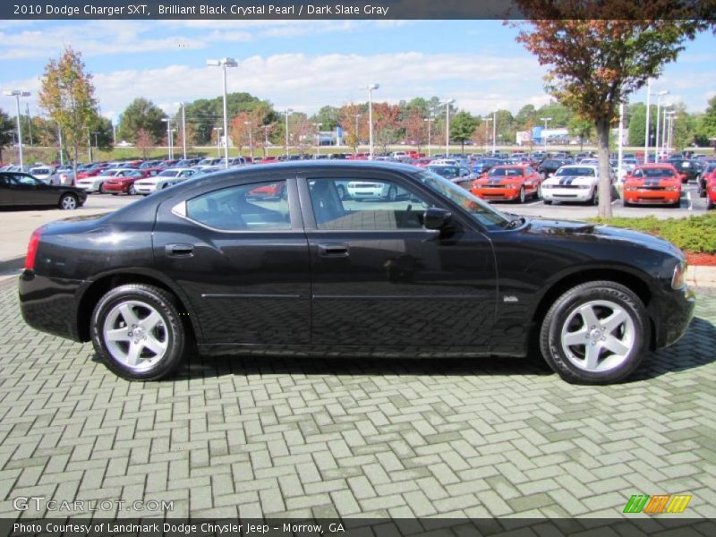 Brilliant Black Crystal Pearl / Dark Slate Gray 2010 Dodge Charger SXT