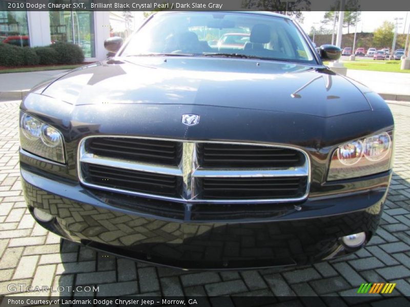 Brilliant Black Crystal Pearl / Dark Slate Gray 2010 Dodge Charger SXT