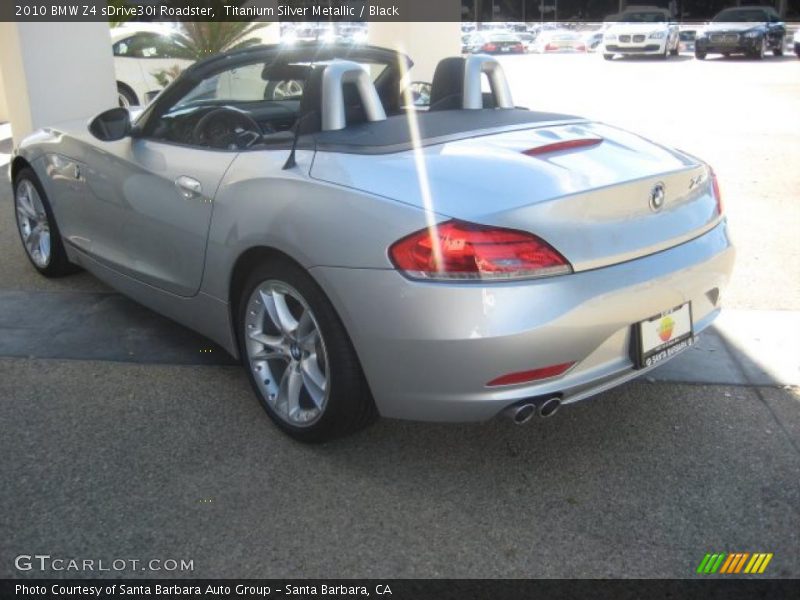 Titanium Silver Metallic / Black 2010 BMW Z4 sDrive30i Roadster