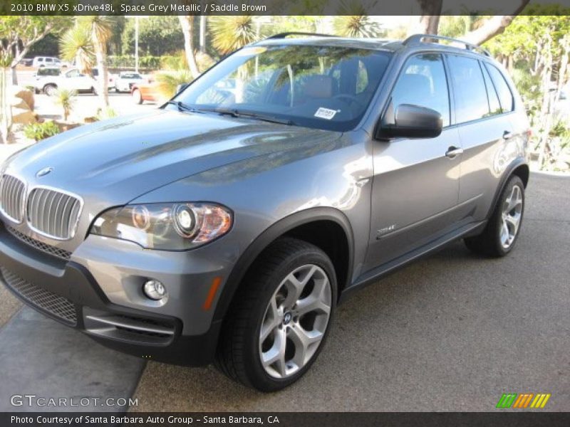 Space Grey Metallic / Saddle Brown 2010 BMW X5 xDrive48i