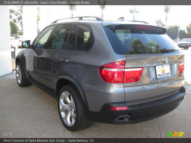 Space Grey Metallic / Saddle Brown 2010 BMW X5 xDrive48i