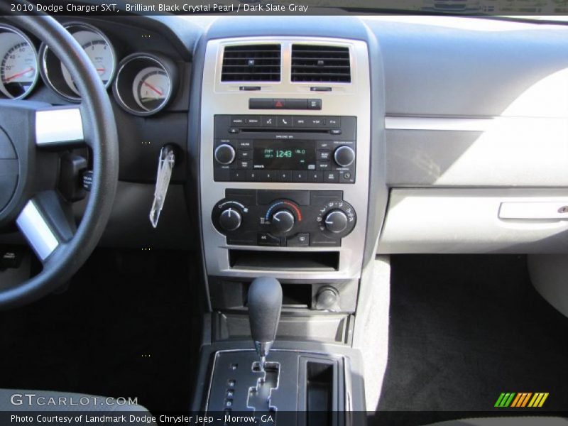 Brilliant Black Crystal Pearl / Dark Slate Gray 2010 Dodge Charger SXT