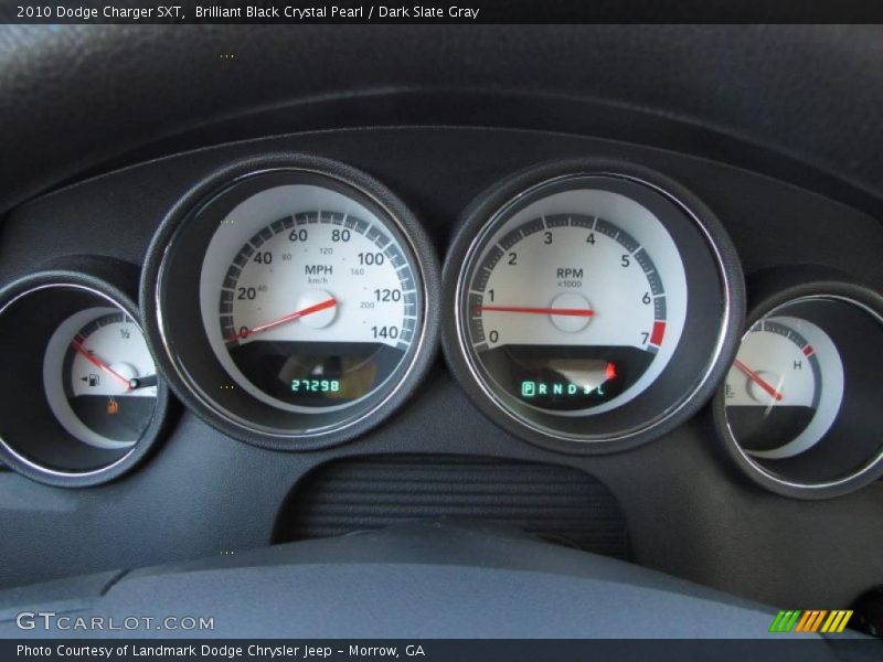 Brilliant Black Crystal Pearl / Dark Slate Gray 2010 Dodge Charger SXT