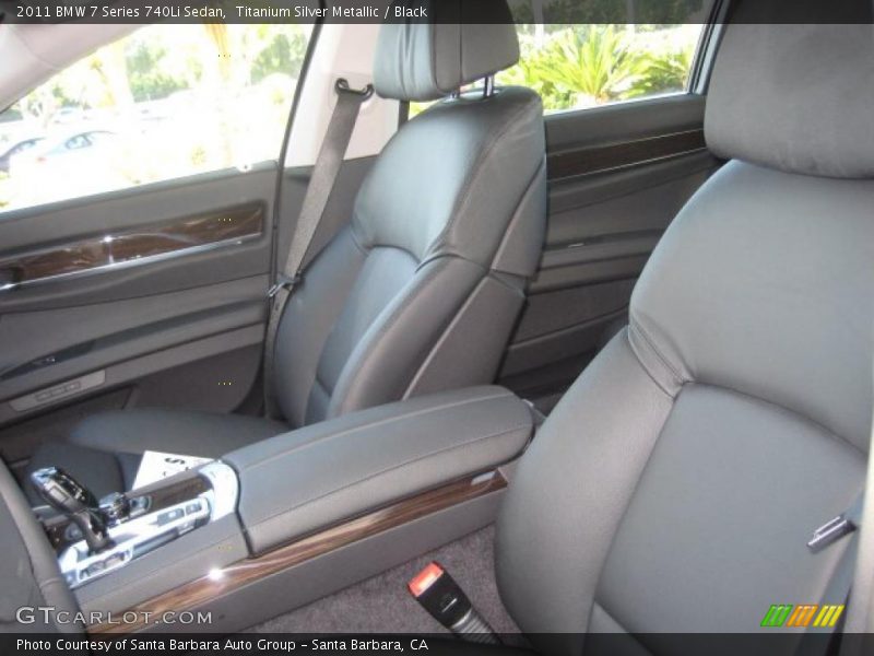  2011 7 Series 740Li Sedan Black Interior