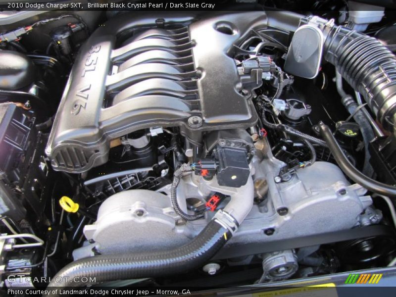 Brilliant Black Crystal Pearl / Dark Slate Gray 2010 Dodge Charger SXT