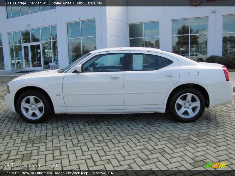 Stone White / Dark Slate Gray 2010 Dodge Charger SXT