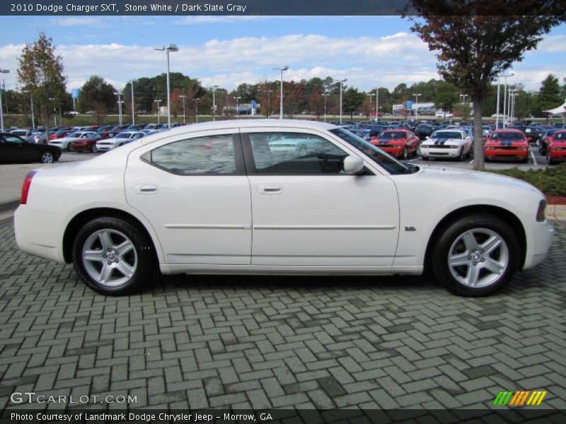 Stone White / Dark Slate Gray 2010 Dodge Charger SXT