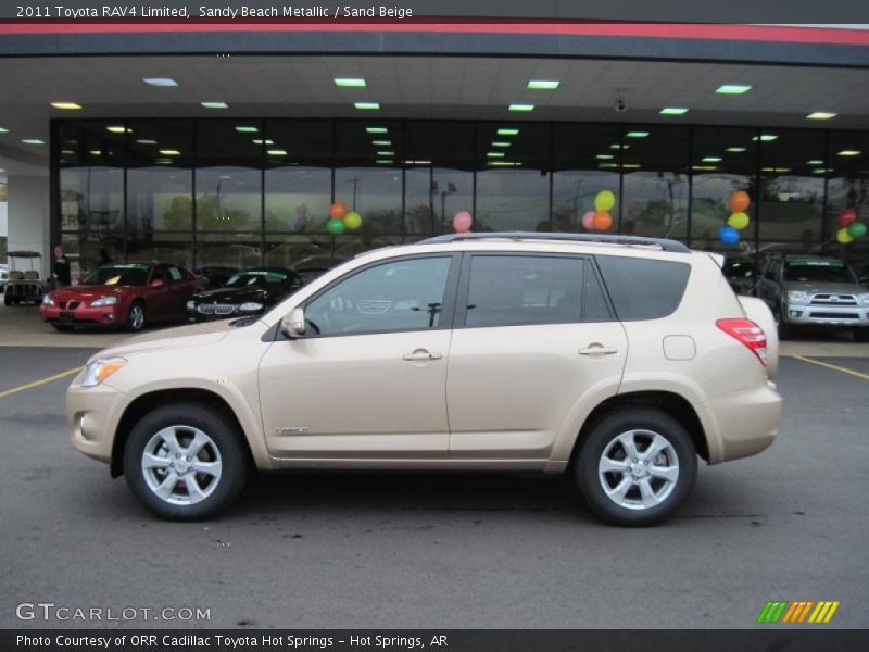 Sandy Beach Metallic / Sand Beige 2011 Toyota RAV4 Limited