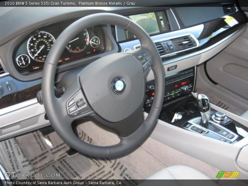 Gray Interior - 2010 5 Series 535i Gran Turismo 