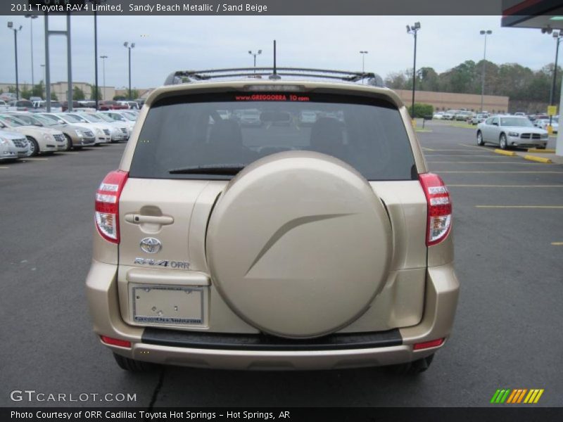 Sandy Beach Metallic / Sand Beige 2011 Toyota RAV4 Limited