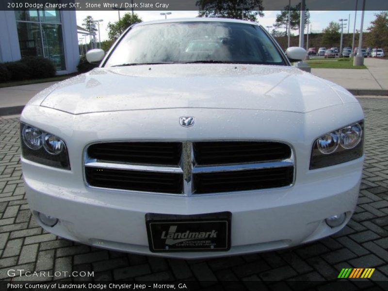Stone White / Dark Slate Gray 2010 Dodge Charger SXT