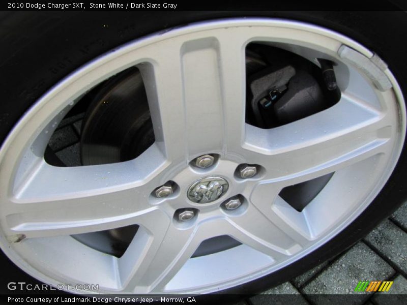 Stone White / Dark Slate Gray 2010 Dodge Charger SXT