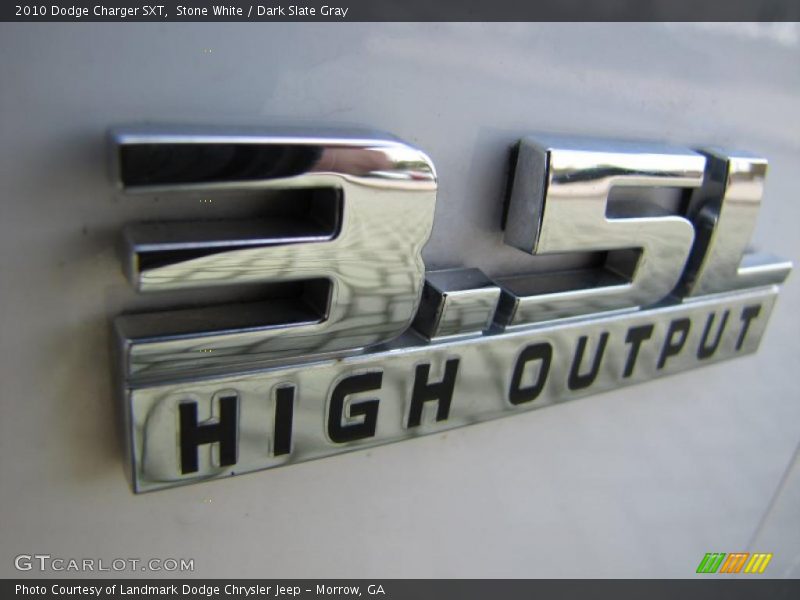 Stone White / Dark Slate Gray 2010 Dodge Charger SXT
