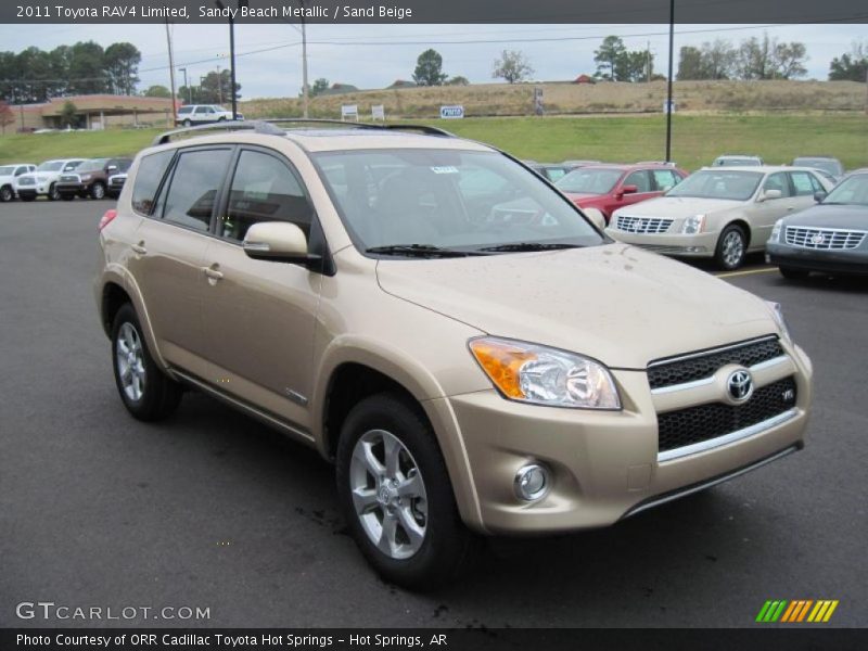 Sandy Beach Metallic / Sand Beige 2011 Toyota RAV4 Limited