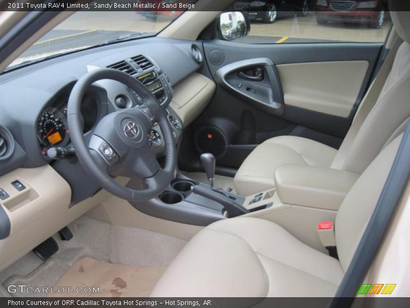 Sand Beige Interior - 2011 RAV4 Limited 