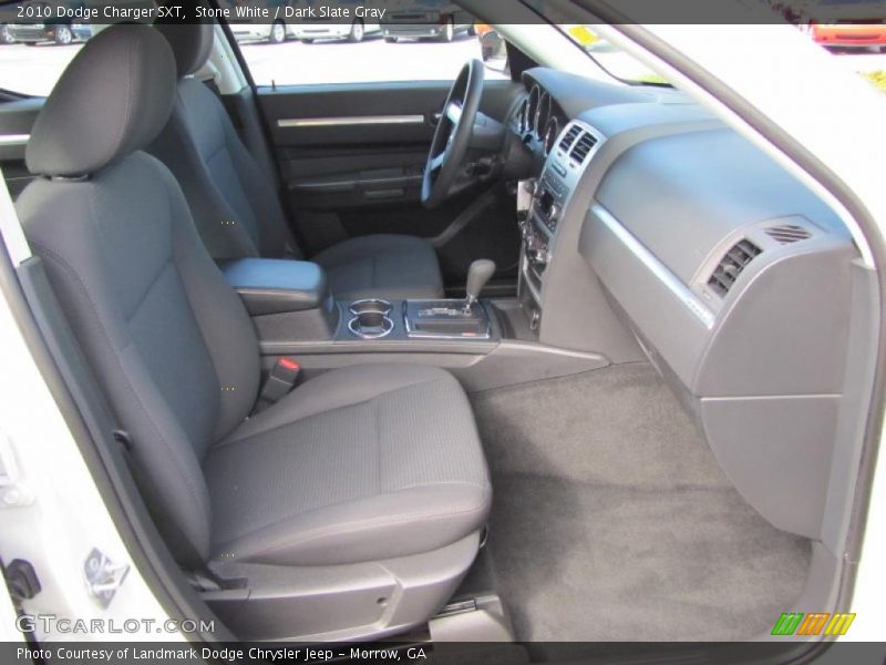 Stone White / Dark Slate Gray 2010 Dodge Charger SXT