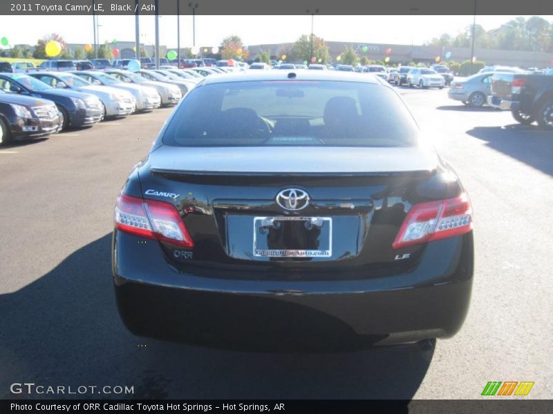 Black / Ash 2011 Toyota Camry LE