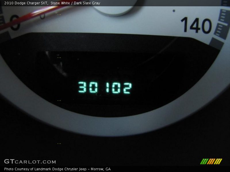 Stone White / Dark Slate Gray 2010 Dodge Charger SXT