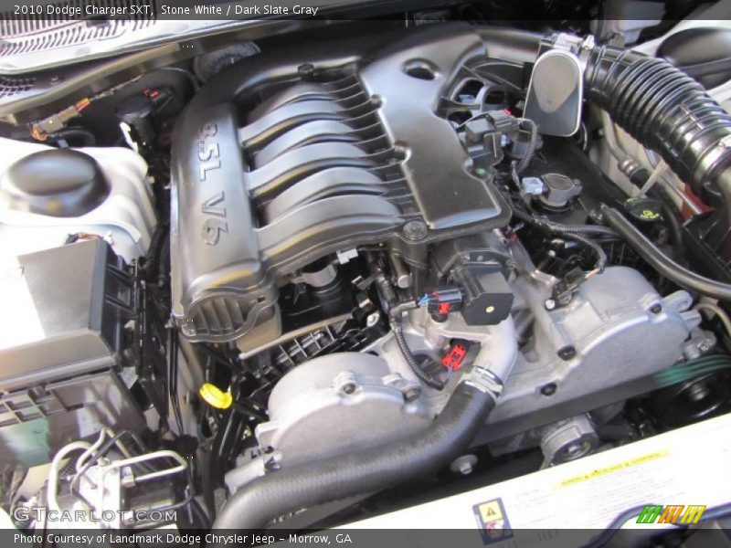 Stone White / Dark Slate Gray 2010 Dodge Charger SXT