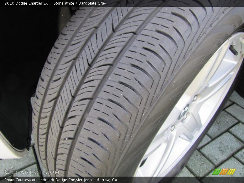 Stone White / Dark Slate Gray 2010 Dodge Charger SXT