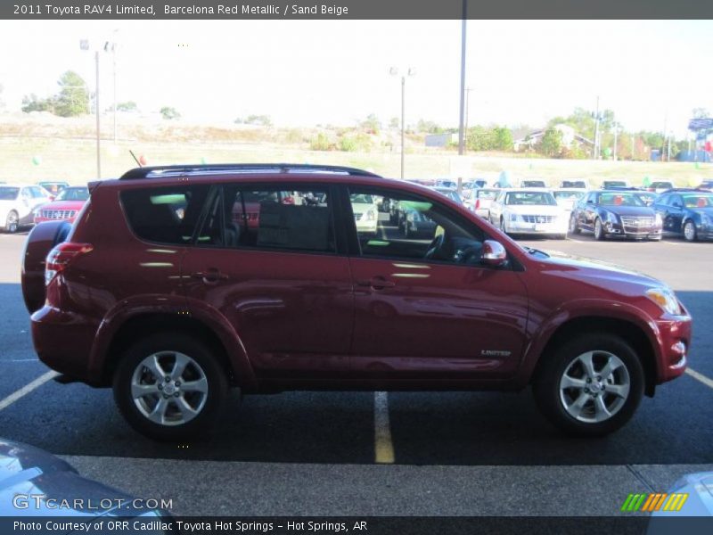 Barcelona Red Metallic / Sand Beige 2011 Toyota RAV4 Limited