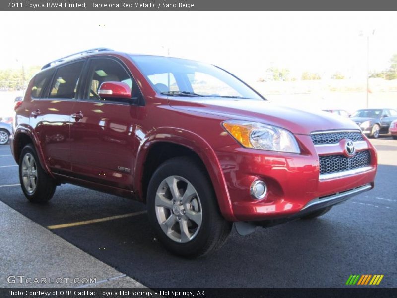 Barcelona Red Metallic / Sand Beige 2011 Toyota RAV4 Limited