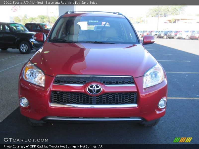 Barcelona Red Metallic / Sand Beige 2011 Toyota RAV4 Limited
