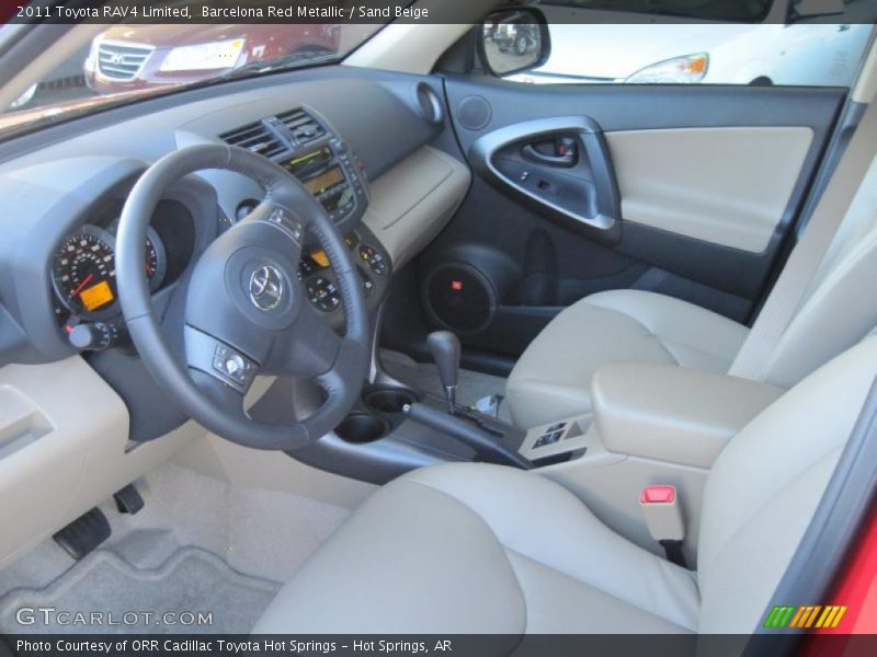 Sand Beige Interior - 2011 RAV4 Limited 