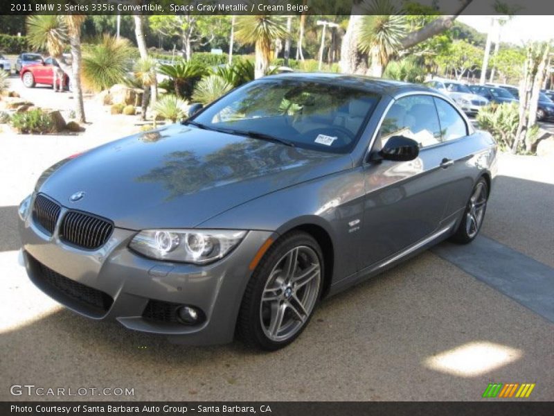 Space Gray Metallic / Cream Beige 2011 BMW 3 Series 335is Convertible