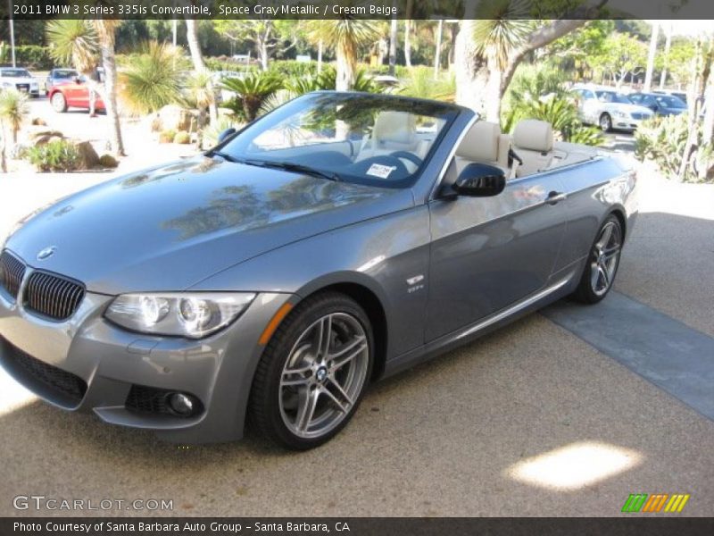 Space Gray Metallic / Cream Beige 2011 BMW 3 Series 335is Convertible