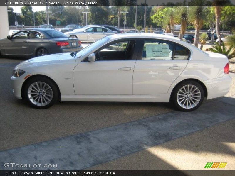 Alpine White / Black 2011 BMW 3 Series 335d Sedan