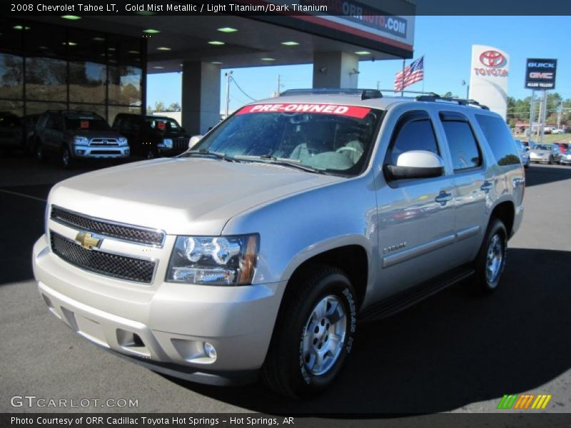 Gold Mist Metallic / Light Titanium/Dark Titanium 2008 Chevrolet Tahoe LT