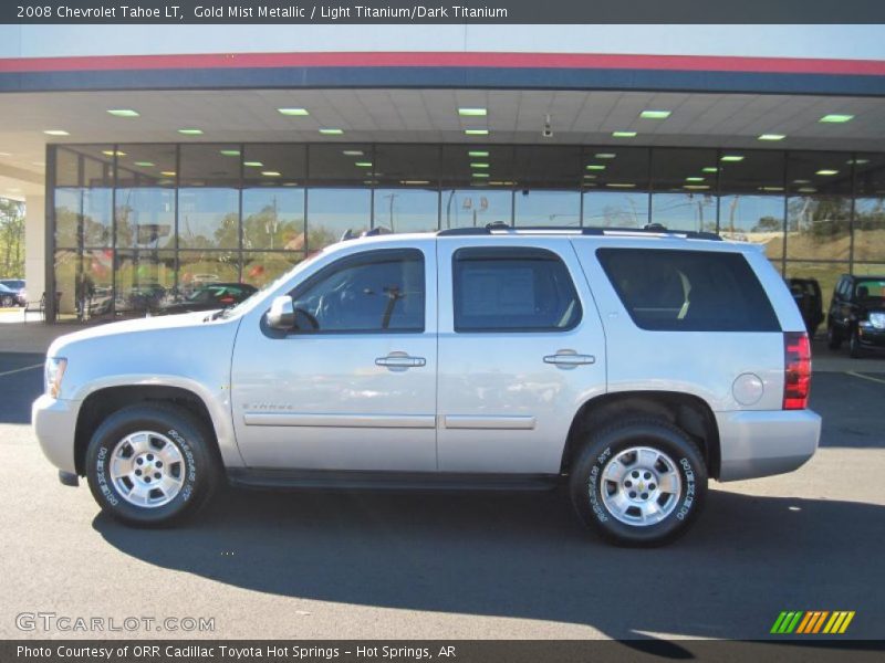 Gold Mist Metallic / Light Titanium/Dark Titanium 2008 Chevrolet Tahoe LT