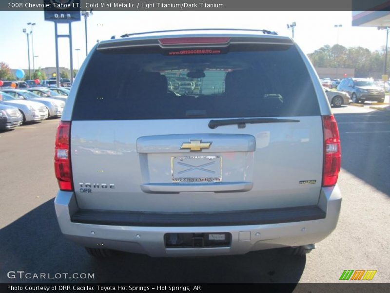 Gold Mist Metallic / Light Titanium/Dark Titanium 2008 Chevrolet Tahoe LT