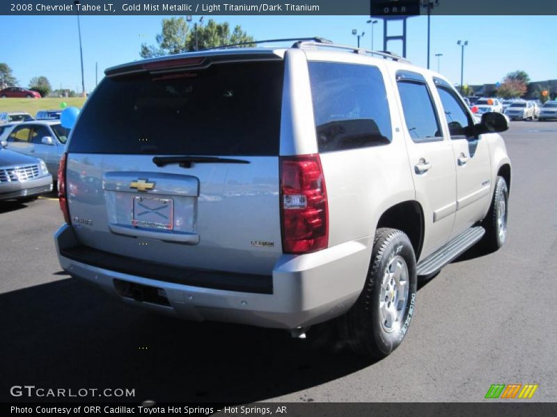 Gold Mist Metallic / Light Titanium/Dark Titanium 2008 Chevrolet Tahoe LT