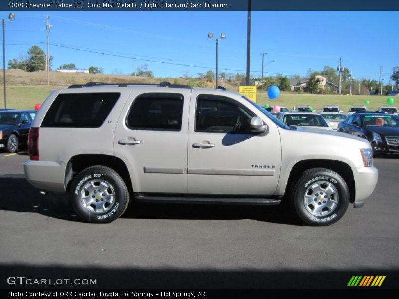 Gold Mist Metallic / Light Titanium/Dark Titanium 2008 Chevrolet Tahoe LT