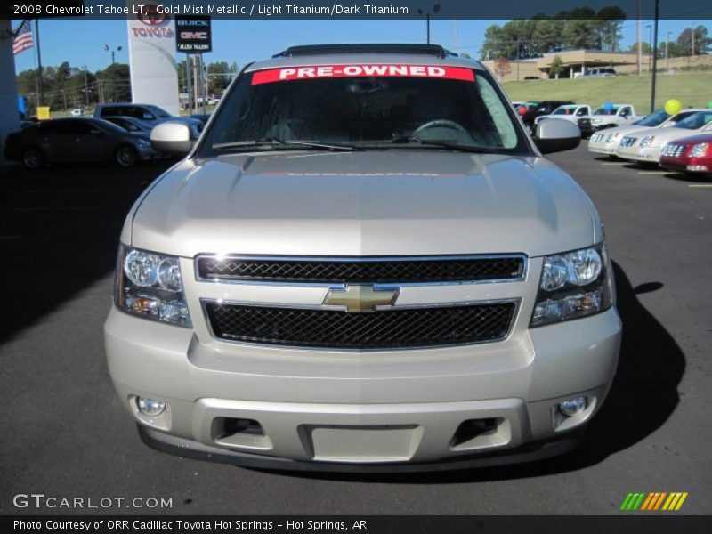 Gold Mist Metallic / Light Titanium/Dark Titanium 2008 Chevrolet Tahoe LT