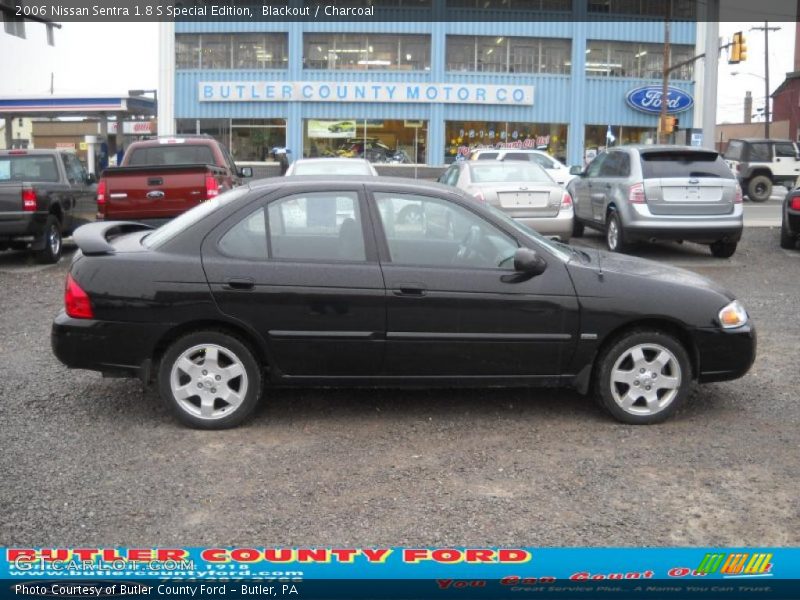 Blackout / Charcoal 2006 Nissan Sentra 1.8 S Special Edition
