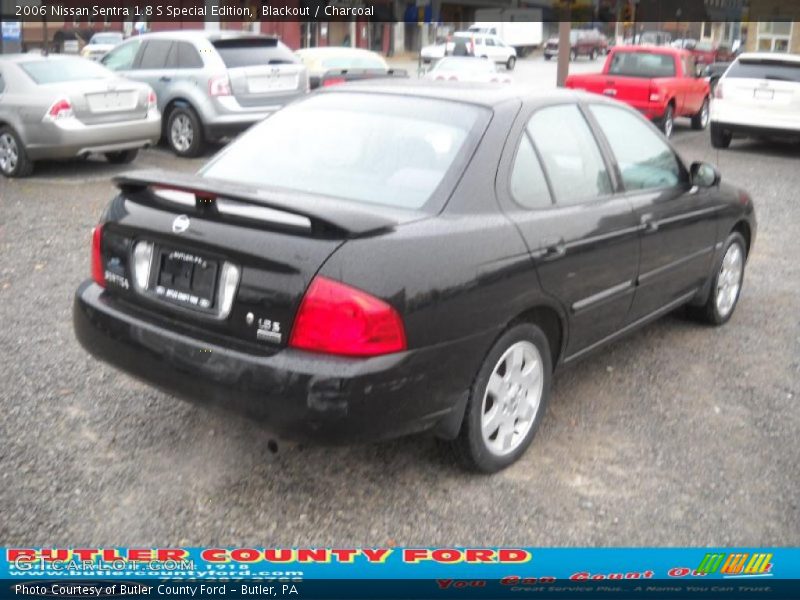 Blackout / Charcoal 2006 Nissan Sentra 1.8 S Special Edition