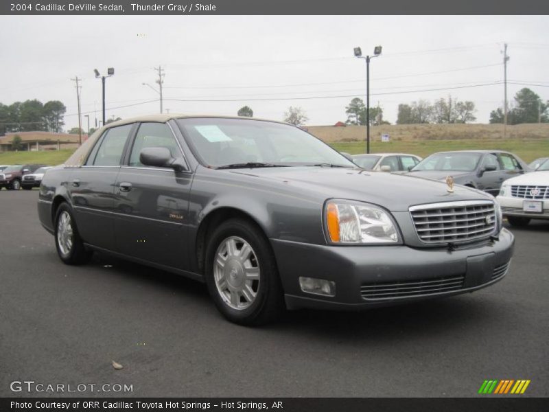 Thunder Gray / Shale 2004 Cadillac DeVille Sedan