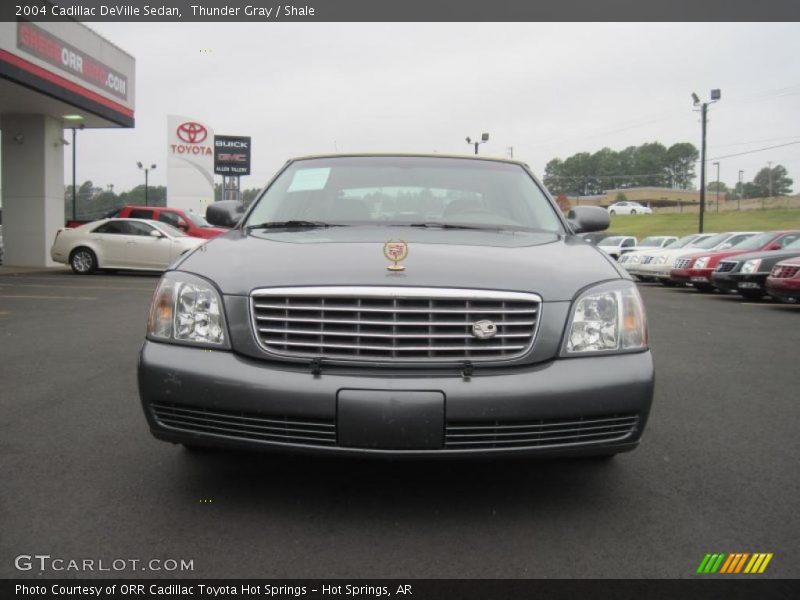 Thunder Gray / Shale 2004 Cadillac DeVille Sedan