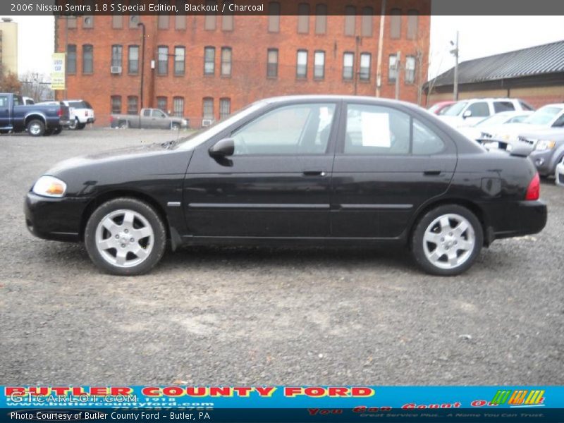 Blackout / Charcoal 2006 Nissan Sentra 1.8 S Special Edition