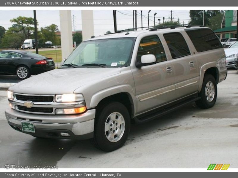 Silver Birch Metallic / Gray/Dark Charcoal 2004 Chevrolet Suburban 1500 LT